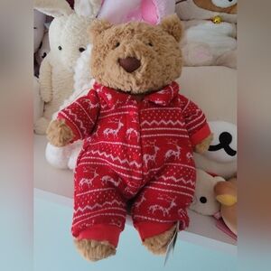 Jellycat Bartholomew Bear Winter Pyjamas